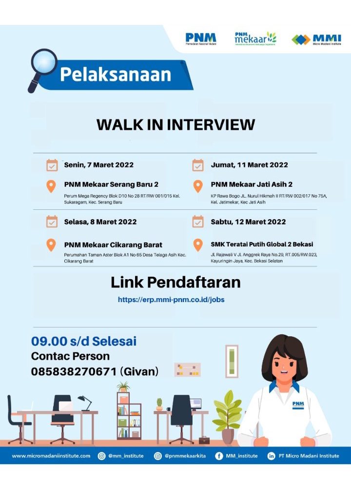 txtdrbekasi's tweet photo. min aku boleh minta tolong sebarin info loker ini gak ya? lagi butuh banyak niii, gaji umr,bpjs,pendidikan juga dijamin. makasiii https://t.co/wZtBmiuru1