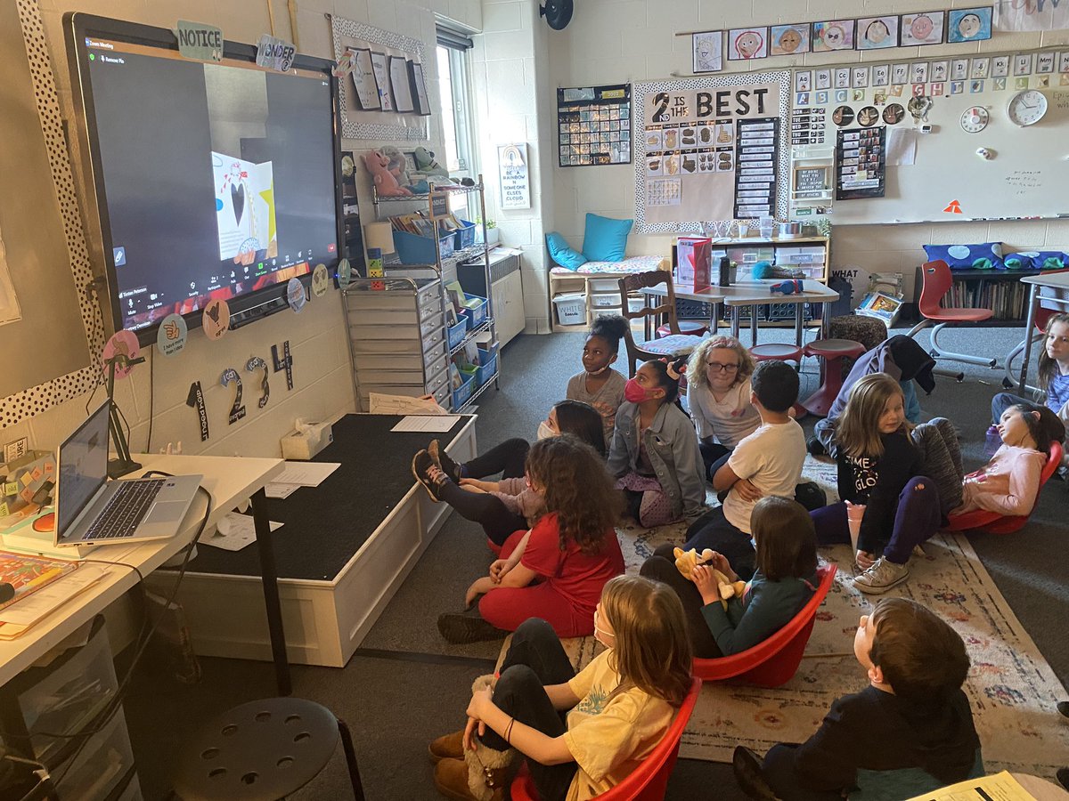 Connecting with all families no matter the distance ❤️ Technology can be magical 💫 #mysteryreaders