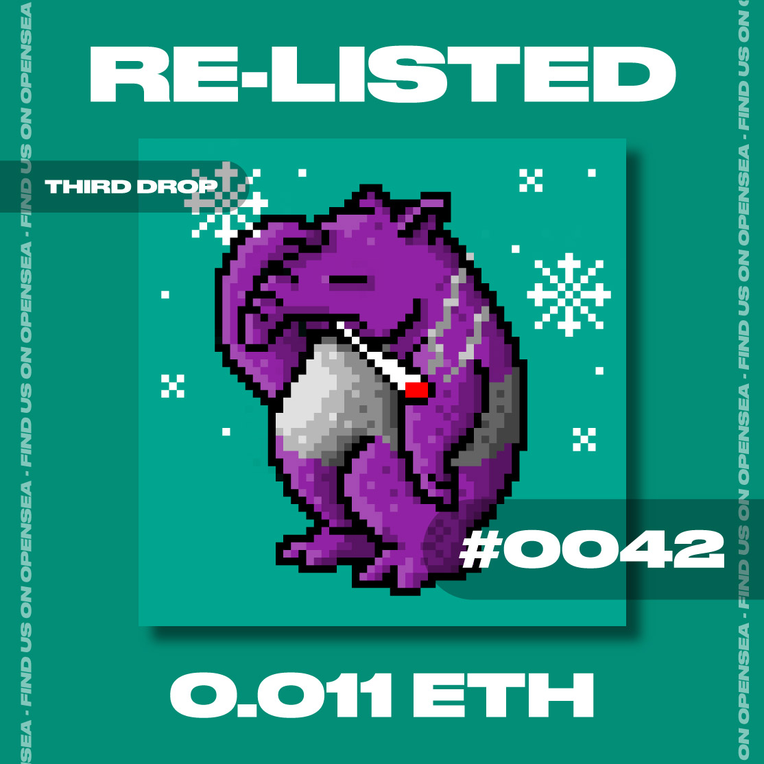 ❗Some Fat Crypto Tapir have been Re_listed❗

This is fire🔥
Thank you all!

🚨Re-List at 0.005, 0.009, 0.007, 0.011  Eth No Gas Fee🚨

Bring the tapirs to the moon 🚀
#NFTs #NFTGame #nftart #NFTdrop #NFTCommmunity #NFTartist #NFTCollection