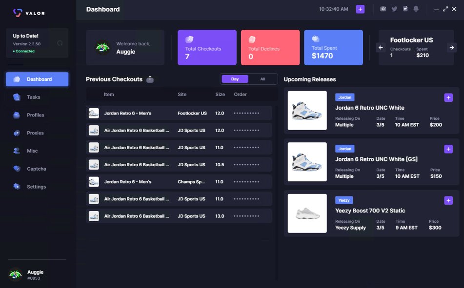 ATS_Ventures's tweet photo. Another drop made easy!
Bot: @ValorAIO 
Proxies: @Diamond_proxies 
Group: @SofloSupply @SofloSuccess https://t.co/2moFzyRzA6