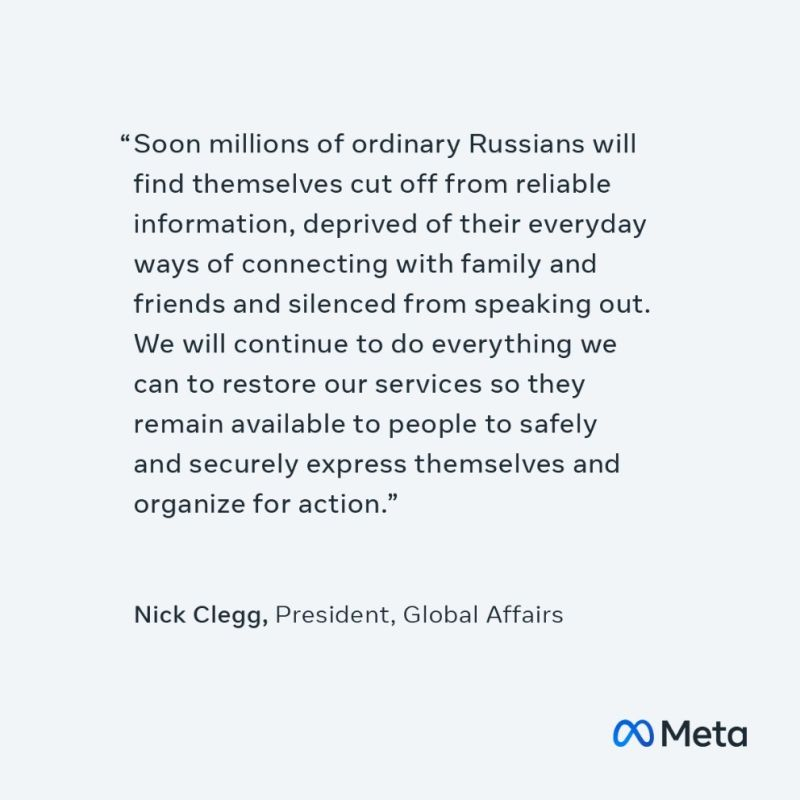 pip_net's tweet photo. "cut off from reliable information" - $META OG of Fake News

Really don't know if to 😂 or😭 - In what kind of parallel universe is @meta and @nickclegg living??? https://t.co/a6CIjXFpgu