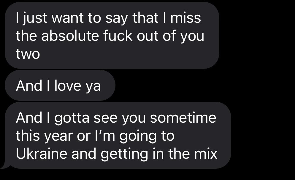 Get you a friend that would go fight in Ukraine for you