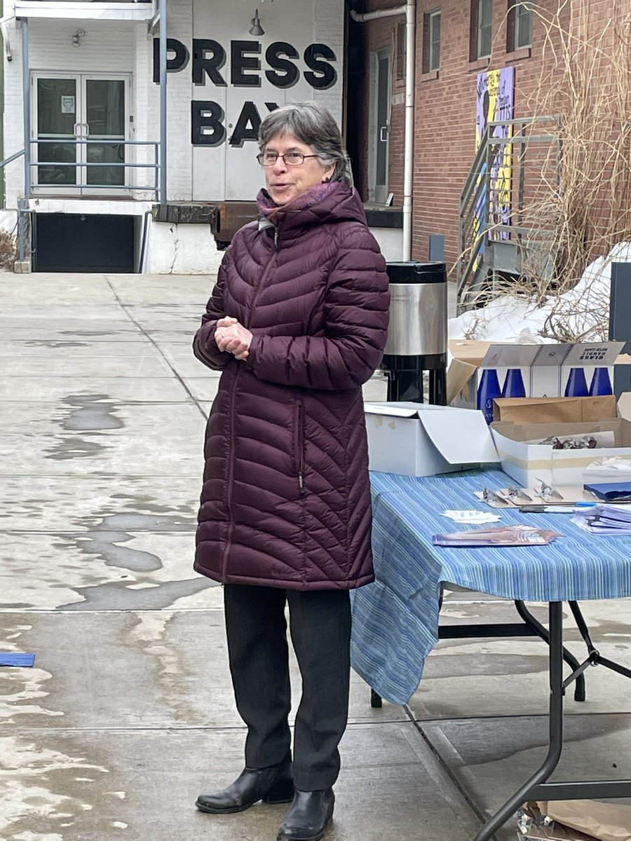 chrisproulx's tweet photo. Great day for @LauraFallCreek to launch her campaign for mayor. So proud to support such a dedicated public servant, neighbor and friend. https://t.co/z5WNzYMr3H