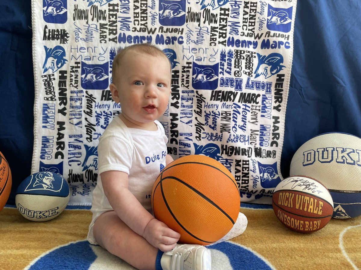 ellekaybee11's tweet photo. If you know my husband, you know he is a die hard Duke fan. In honor of Coach K’s last home game tonight, we did a little photo shoot. @33_jcook A thread: #DukeBasketball #DukeNation #CoachK https://t.co/Ft4PQ5CL8U