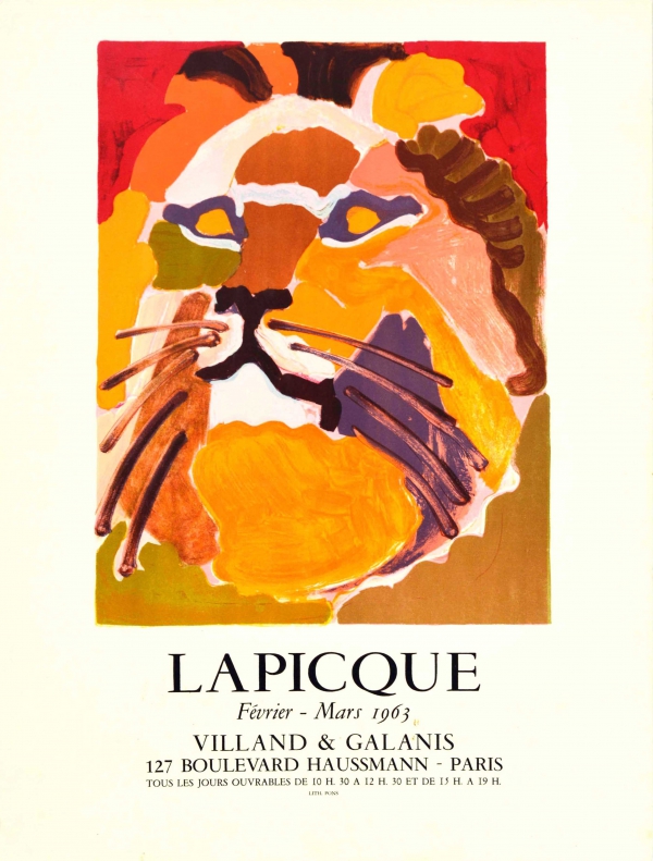 AntikBar's tweet photo. Original #vintage #poster of the day - Charles Lapicque exhibition at Villand &amp; Galanis Paris (1963) Le Lion https://t.co/oxaH4w6hUq

#Lapicque #Art #Exhibition #Design #Paris #Lion #Painting #CharlesLapicque https://t.co/SsZ3qsosKp