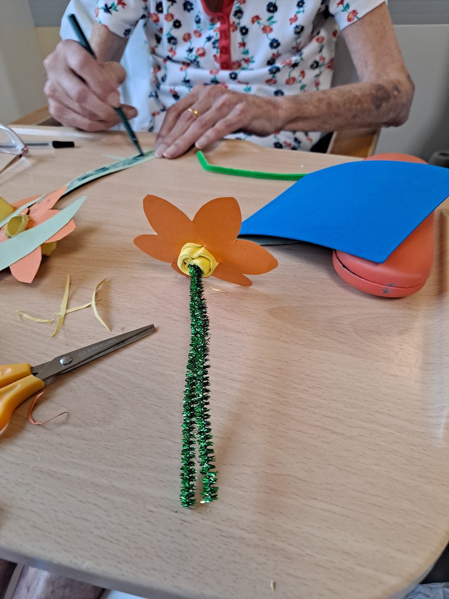 We've had a busy week on Dalgleish. Some of our patients enjoyed a craft activity for St Davids day. We had a lovely reminiscent activity for World Book Day, rembering our favourite childhood books and stories, which both staff and patients enjoyed.