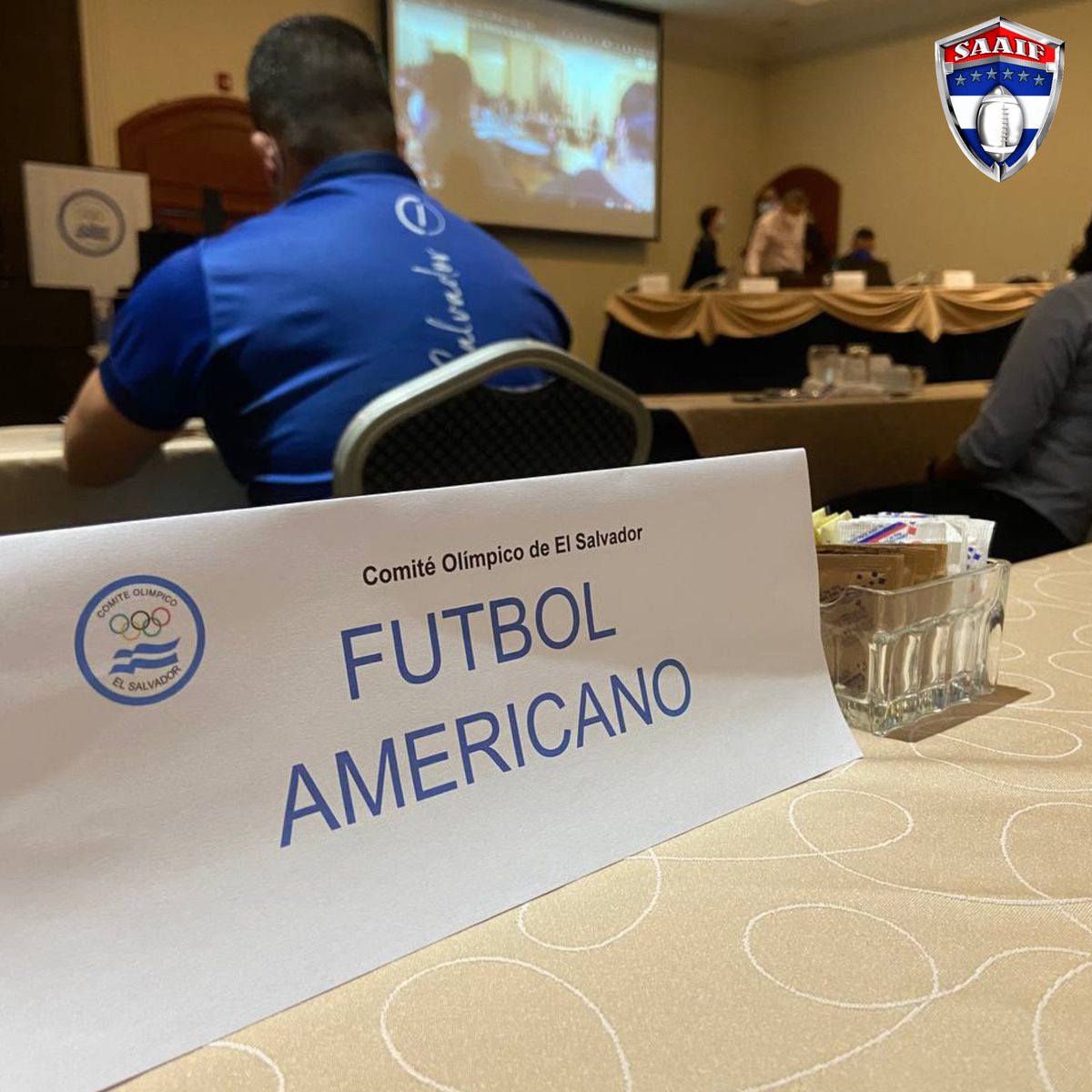 SAAIF_FOOTBALL's tweet photo. Esta mañana el presidente y secretaria de la federación asistieron al Seminario Taller organizado por @TeamESA_ "Planificación Estratégica para el ciclo Olímpico Paris 2024" impartido por el Máster Leonardo Medina, Gerente del área de educación del Comité Olímpico de Chile. https://t.co/6R8OqBfSQd
