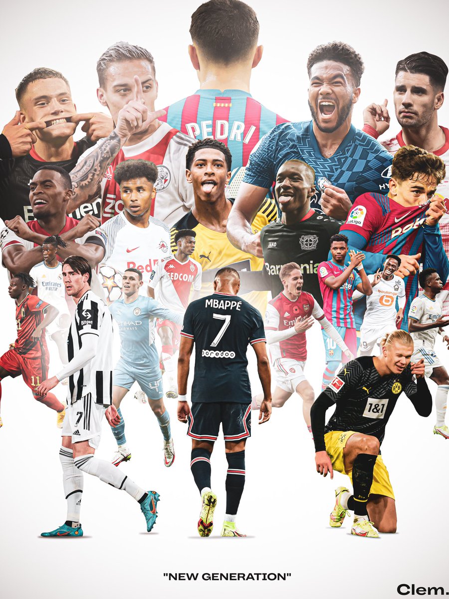 xclemz's tweet photo. j'ai fait une création sur les futurs cracks du football, en espérant que ça vous plaise! https://t.co/wYsJJFfcPE