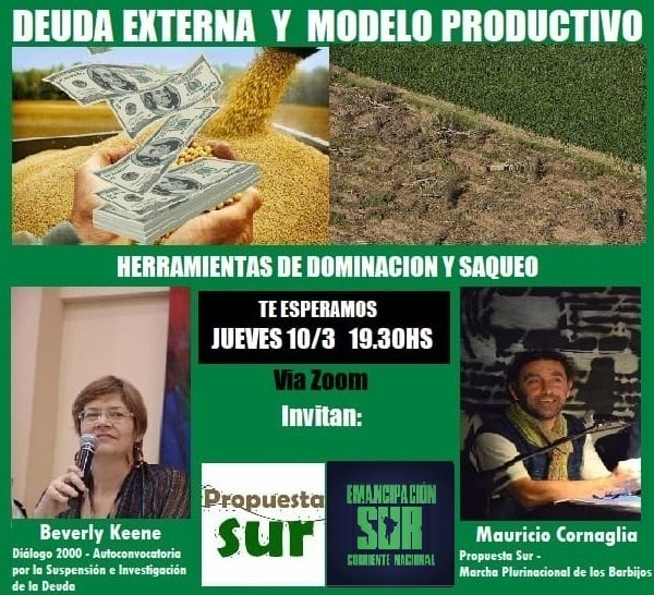 Jueves 10/03 a las 19.30 
INSCRIBITE en:  
corrientenac.emancipacionsur@gmail.com y te mandamos en próximos días el link de la reunión/charla virtual
También podés hacerlo via mensaje a 
x.com/EmancipacionSur
facebook.com/emancipacionsu… o facebook.com/PropuestaSur