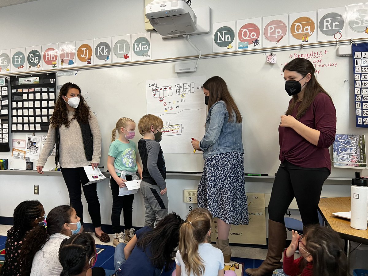 Erica__Beckett's tweet photo. A week filled with math learning & joy as kindergarten through 2nd grade teachers engaged in day 1 of labsites @BucknellElem. Such deep thinking & conversations around facilitating a task & share using the 5 Practices for Orchestrating Discussions #labsites #richtasks https://t.co/ri9uzYBpTI