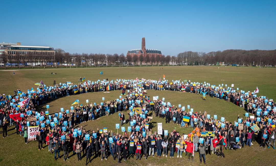 #StopDeOorlog #strijdmee #PeaceInUkraine The Hague today