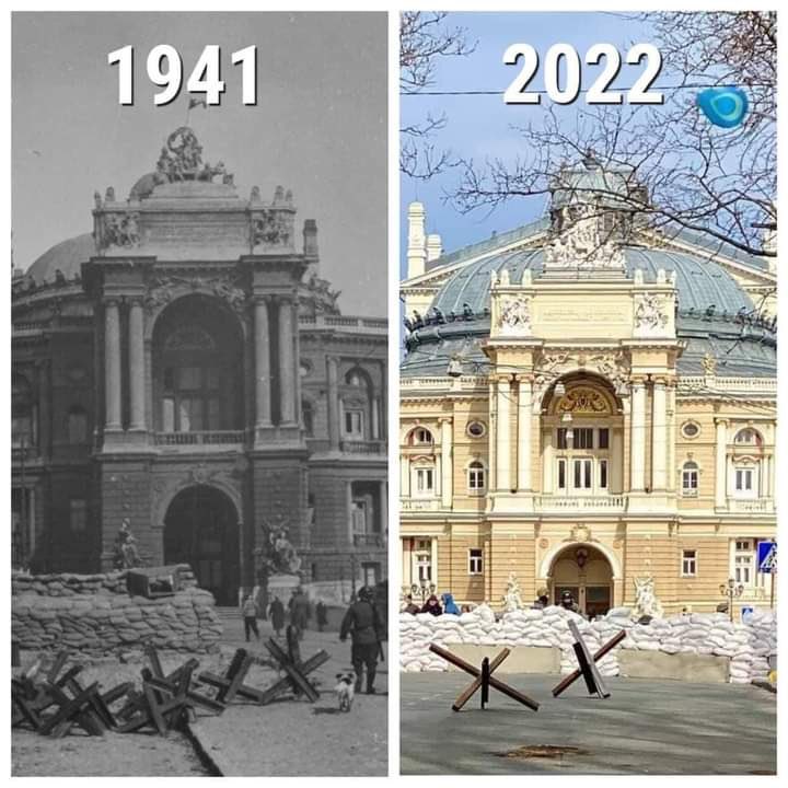 MonumentsMWfnd's tweet photo. Odessa Opera and Ballet Theater 🇺🇦 "To safeguard these things will show respect - of the beliefs and customs of all men and will bear witness that these things belong not only to a particular people but also to the heritage of mankind." - Monuments Man Lt. Cdr. George S. Stout https://t.co/hUV6QmoFyM