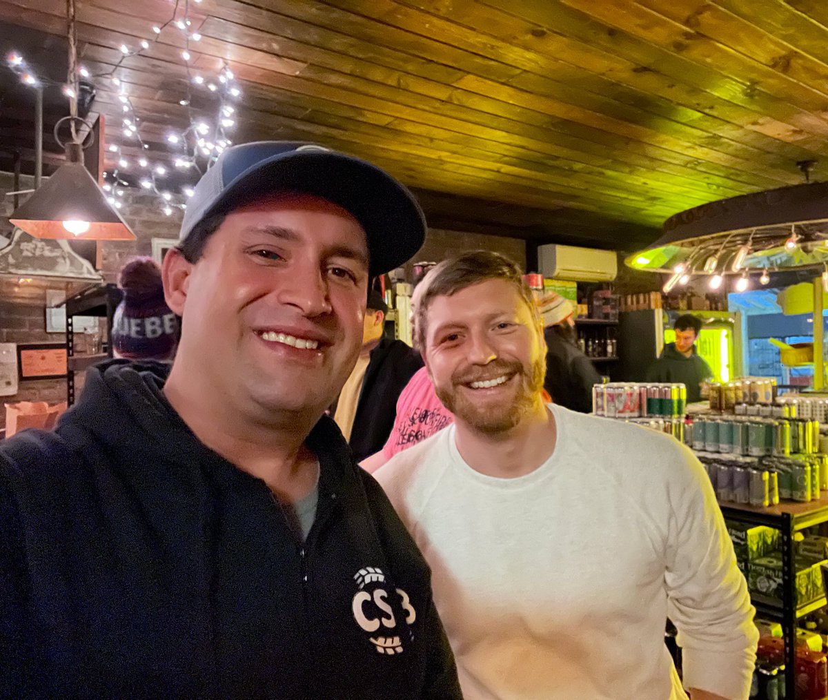 brew_york's tweet photo. Good times were had last night at @ABCBeerCo with @FifthHammerBeer @finbackbrewery and @WildEastBrewing. #NYCBeerWeek https://t.co/s4Tk7mMNZL