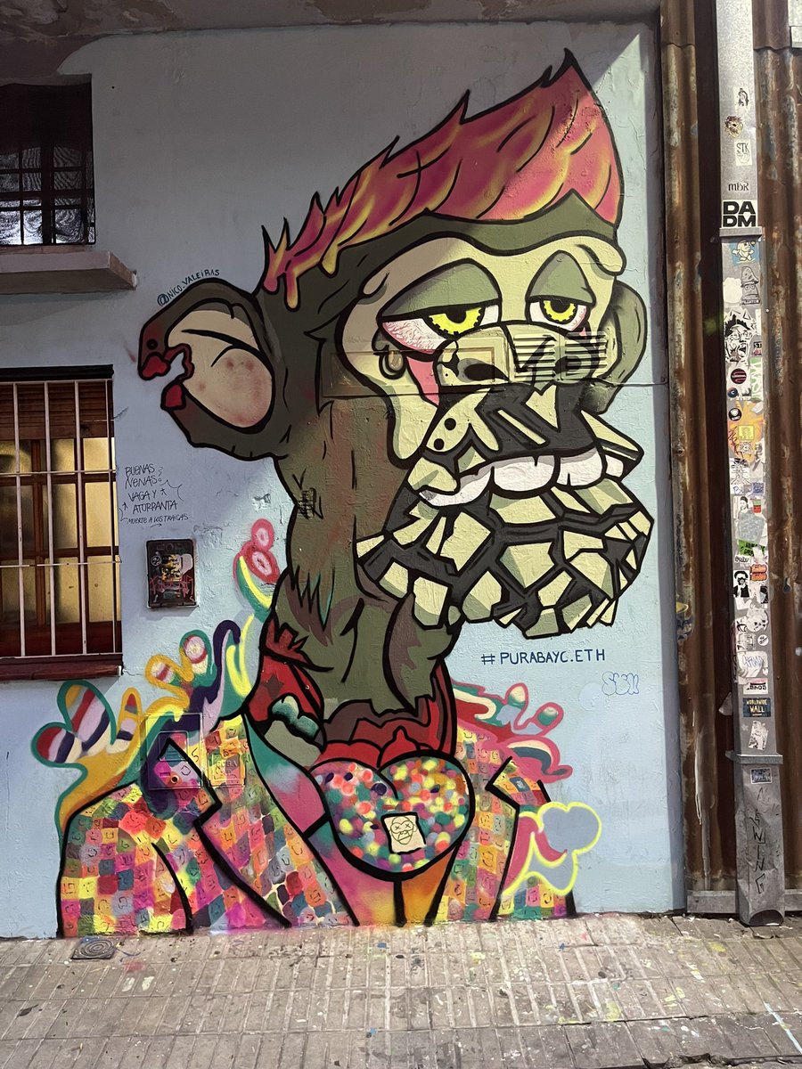 Llegaron los mutantes a Plaza Serrano <a href="/BoredApeYC/">Bored Ape Yacht Club 🍌</a>