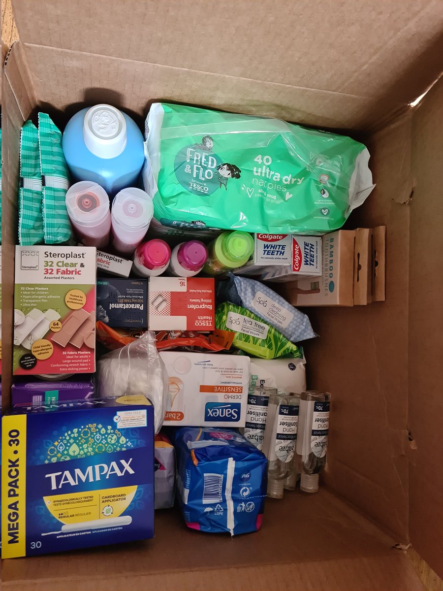 lizzypeas's tweet photo. My donation box for the women and children who have had to flee Ukraine and leave everything behind. Such a horrific and heartbreaking situation, I wish I could do more. @KirstyHawkes4 has left posters around @YorkNeuroRehab with details if anyone's able to give anything 🙏🇺🇦 https://t.co/MQ1OkTuyTN
