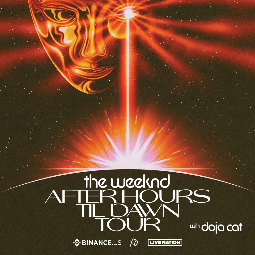 NewsWeeknd's tweet photo. ‘After Hours Til Dawn Tour’, The Weeknd x Doja Cat 🌇

The madness starts this summer… https://t.co/m0G1aaAwJK