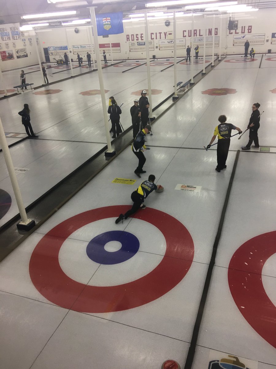GreggMeropoulis's tweet photo. Action is underway at @acac curling championships at the Rose City Curling Club in Camrose https://t.co/j4rQcqHzeQ