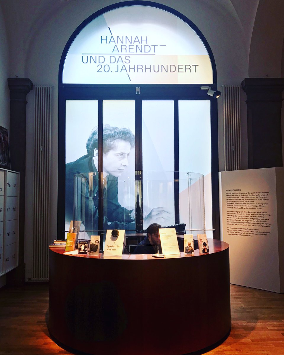 Noch bis 24.04., im Literaturhaus München! #hannaharendt