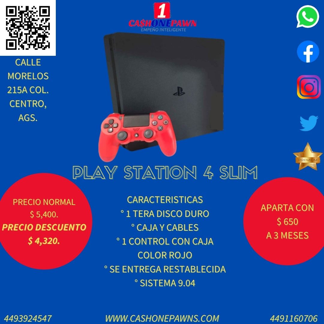 VISITANOS TENEMOS VARIEDAD DE EQUIPOS DE TELEFONIA, SISTEMA DE APARTADO, Y PAGO CON TARJETA.
CALLE MORELOS 215A COLONIA CENTRO, CASH ONE PAWN.
4491160706.