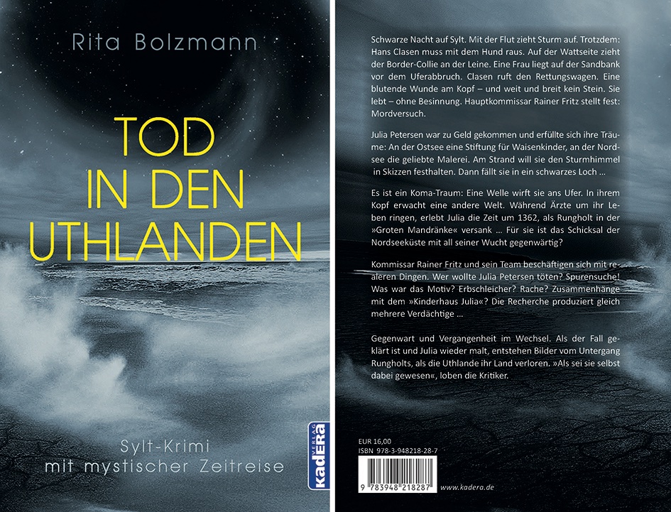 KaderaVerlag's tweet photo. Ein Sylt-Krimi unserer Zeit – und eine Koma-Zeitreise ins Jahr 1362, als die See sich das Land nahm. > https://t.co/2i4ayo2e9h https://t.co/D3eBxZOcah