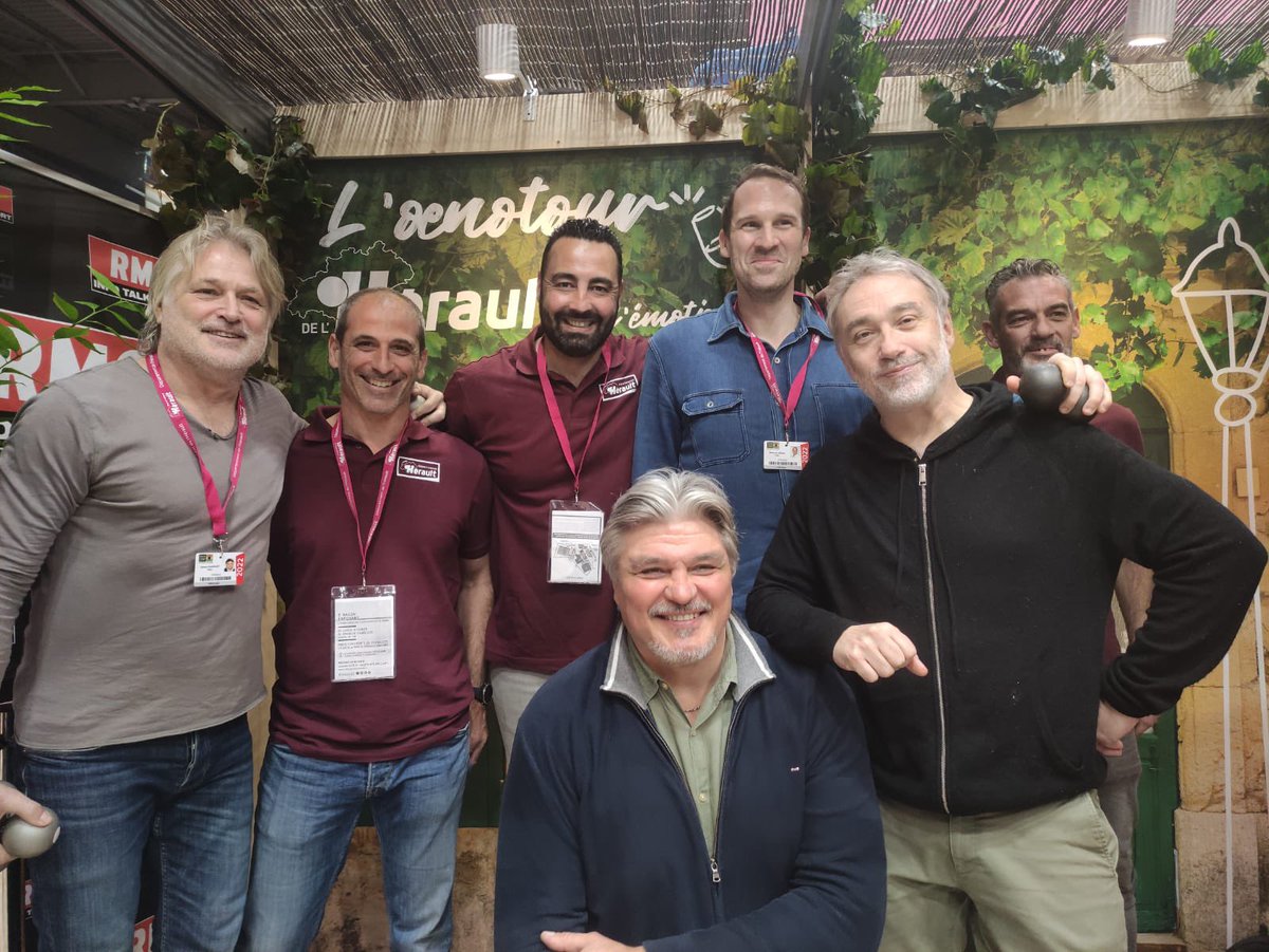 #heraultsport avec les <a href="/GGsportRMC/">Les Grandes Gueules du Sport - RMC</a>  sur le stand du département de l’<a href="/Heraultinfos/">Département de l'Hérault</a> pour accompagner l’animation du superbe stand