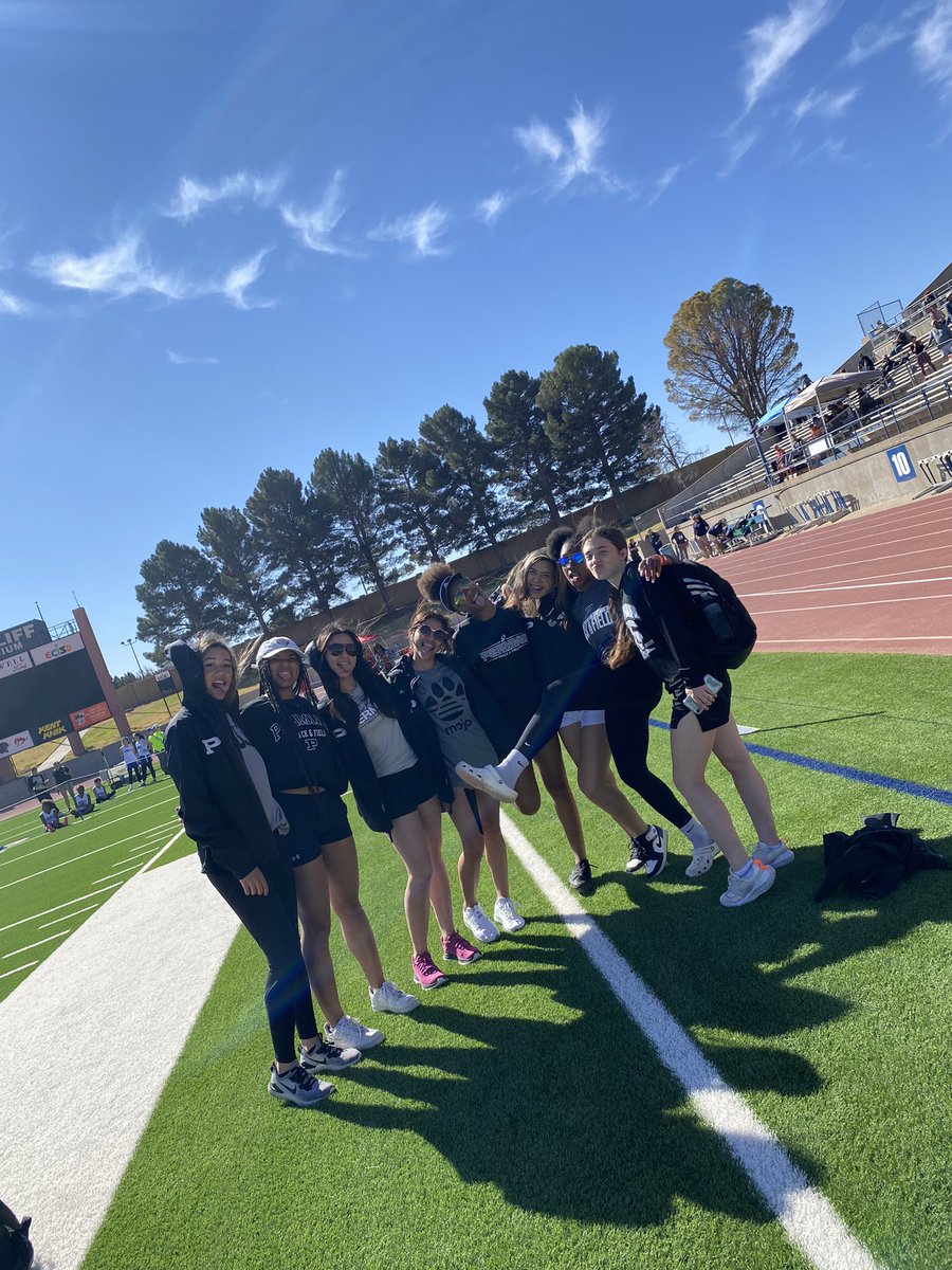 Thank you <a href="/PermianTrack/">Odessa Permian Track and Field</a> girls for bringing the Mojo Magic in helping set up our MS hurdles today!