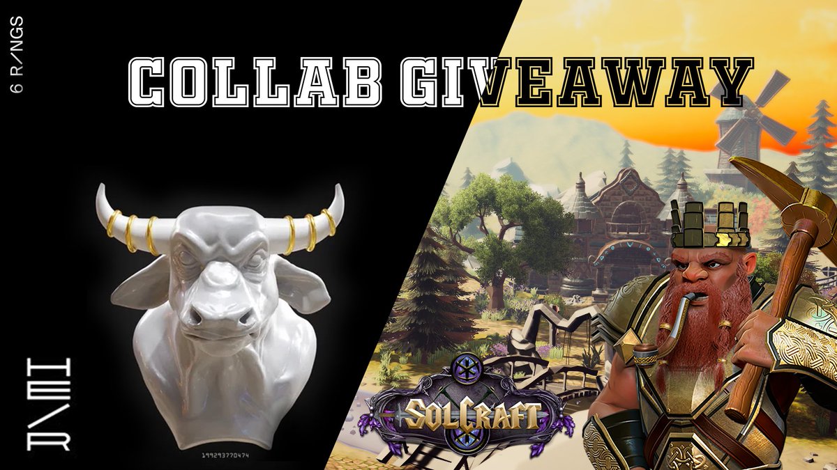 solcraftgame's tweet image. 🎁  MASSIVE  GIVEAWAY  🎁 

In celebrating @Heir_Company recent mint and @solcraftgame upcoming mint on March 17th, we are GIVING AWAY one 6 RINGS NFT, one DWARF NFT AND 3 VIP DWARF MINT PASSES.

-Retweet
-Tag 2 friends 
-Follow @solcraftgame and @Heir_Company 

Winner in 48 hrs