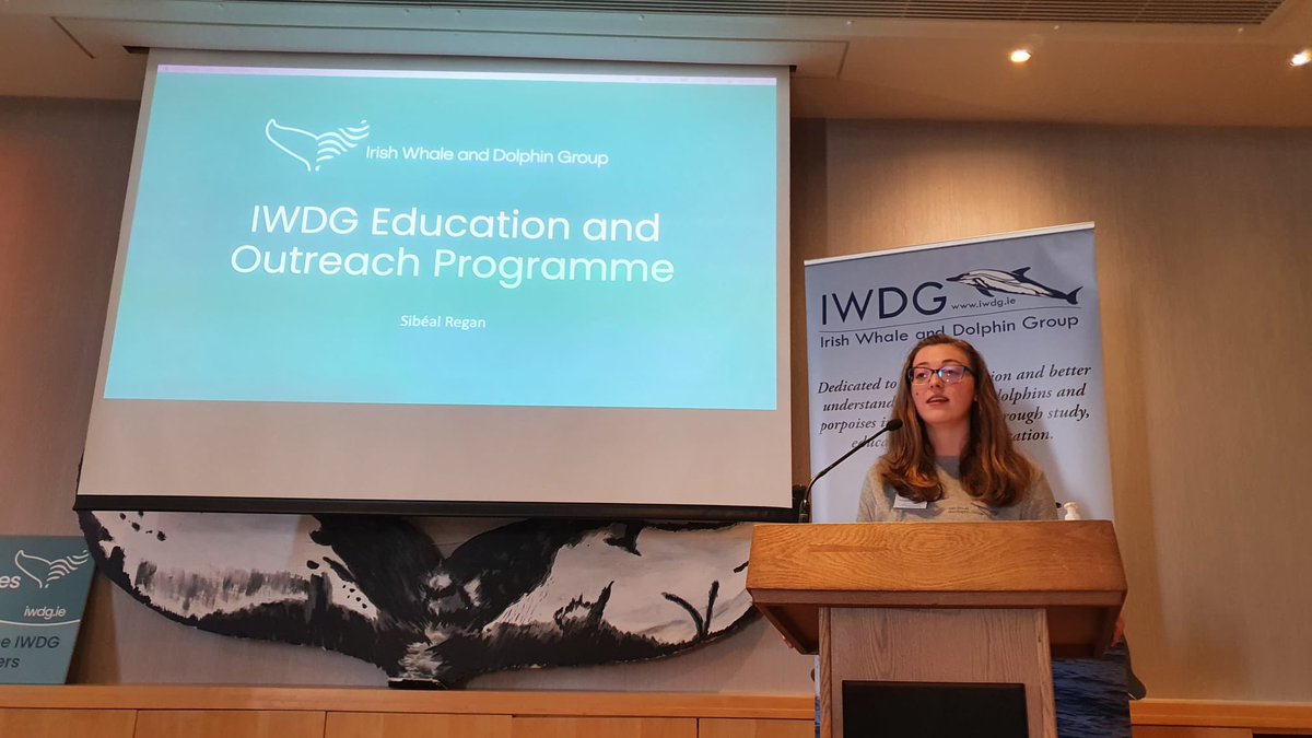 Our education and outreach officer Sibéal Regan updated us on her plan for more interaction with schools and young people and how to support our members better! #whaletales2021