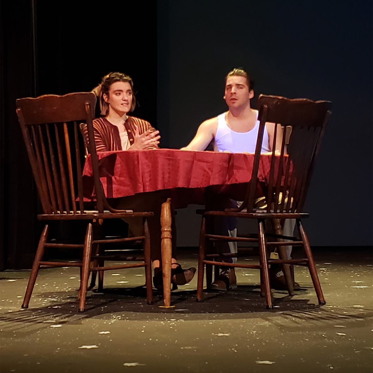 ParisJC's tweet photo. You have two more chances to enjoy a great performance from PJC drama students in the inspiration story of "These Shining Lives;" tonight @ 7:30 p.m. and tomorrow at 2:30 p.m. Learn more of the story and ticket info at https://t.co/nYvZguDJ0r. 🐲 https://t.co/0tt5kucTId
