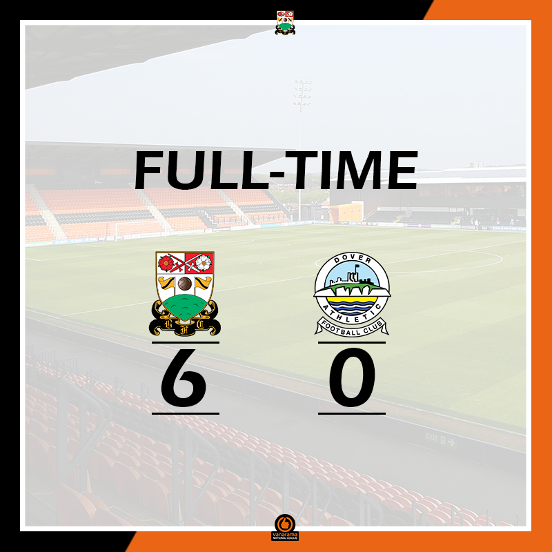 BarnetFC's tweet photo. ⌚ | FULL-TIME | #Bees 6-0 Dover Athletic

🤩 | WHAT A WIN!

🐝6-0⚪

#BarnetFC🐝 https://t.co/Nej90opJGO