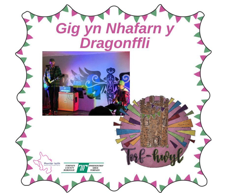 Ewch draw i dudalen Facebook Torf-hwyl/MenterBGTM am 5.00pm i wylio Gig Y Dragonffli. 

Go over to our Torf-hwyl/MenterBGTM Facebook page at 5.00pm to watch the Gig <a href="/thedragonffli/">The Dragonffli</a> 
facebook.com/menterbgtm
facebook.com/Torfhwyl

#torfhwyl#gwylcymraeg#welshfestival#torfaen