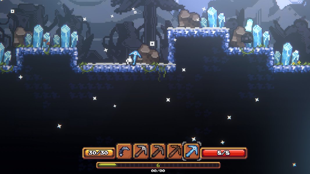 i added pickaxes and proper ore mining! 
#solodev #indiedev #devlog #aseprite #unity2d #pixelart