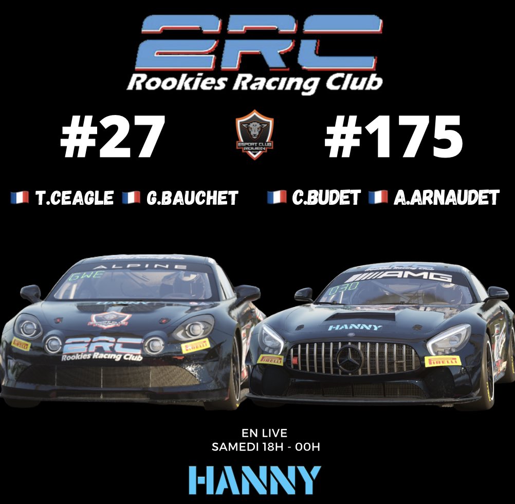 EsportNormandie's tweet photo. • 6H Barcelone by @rookies_racing 🇪🇸
Deux GT4 sur cet événement unique en son genre grace à la mise en place d'une safety car
Merci à la @rookies_racing et @hanny017tv
📺 : https://t.co/p1itps2QMz
#beACC #beacc #acc #simracing #twitch #2RC #twitch https://t.co/HpbcjtsumH