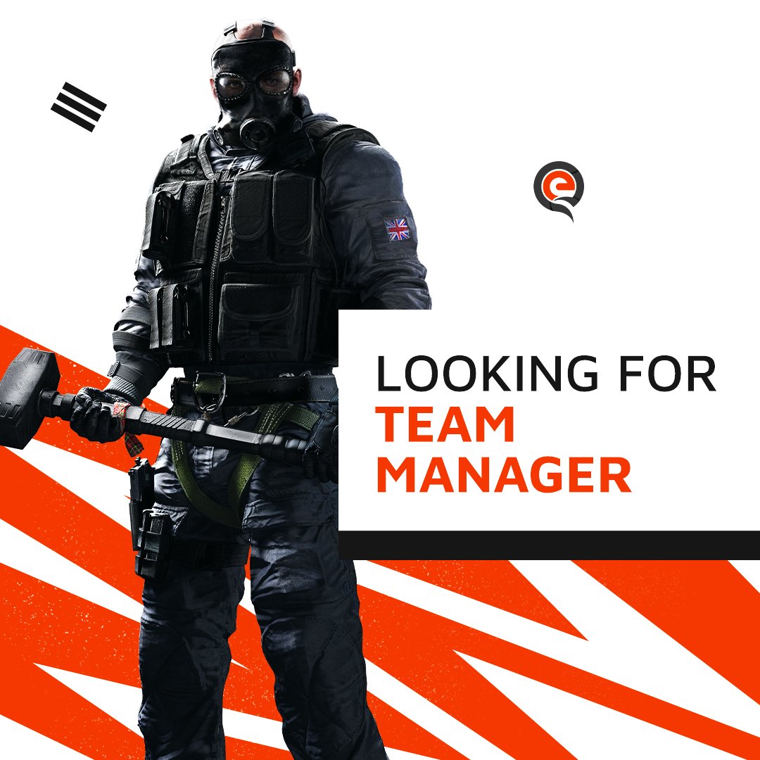 E_QualityGaming's tweet photo. Our R6 Main Team is looking for a Team Manager👀

- German speaking
- min. 18+
- Interest in a long-term Project

Your tasks will be to organise the Team in the Leagues and Tournament.

If you are interested just DM us for more info!🗨️

@LFT_R6_EU  @LFT_R6_DACH https://t.co/F31pVqDP3v