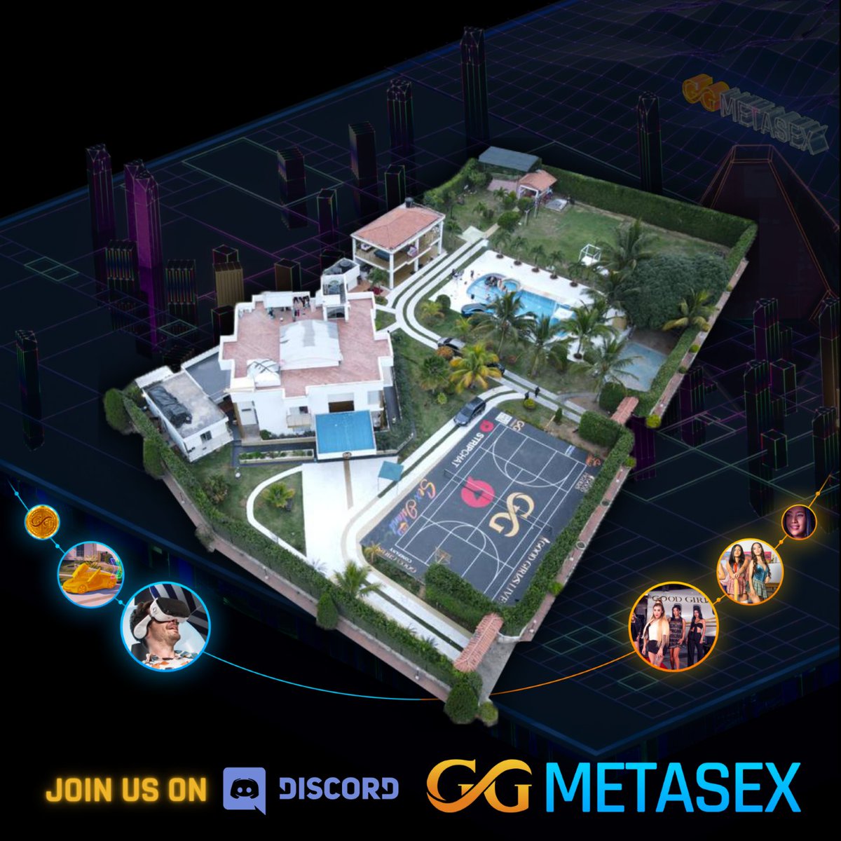 Physical access to the all amenities of GGMansion at any time.
Follow us to stay informed. 🔥 

Join our discord channel to get whitelisted! ➡ ow.ly/qcMG50IaymU

#NFT #NFTCommunity #Metaverse #NFTCollectors #AdultNFT