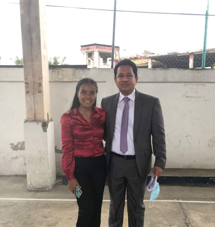 Con el Dr Adolfo Castro presidente del colegio de  Abogados de Manabí