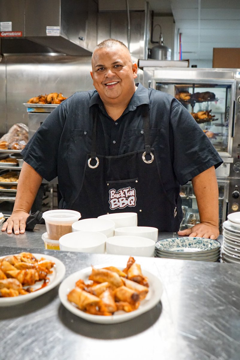 BuckTuiBBQ's tweet photo. Pit-Master &amp; Chef Ted Liberda grew up in KC eating &amp; working in all the best locally-owned Asian restaurants. Growing up, he was called Buck Tui, a Thai term of endearment; a particularly fond way of calling to a young chubby boy.

You can read more: https://t.co/D90bfnoXtt https://t.co/lYx9LEDCeJ