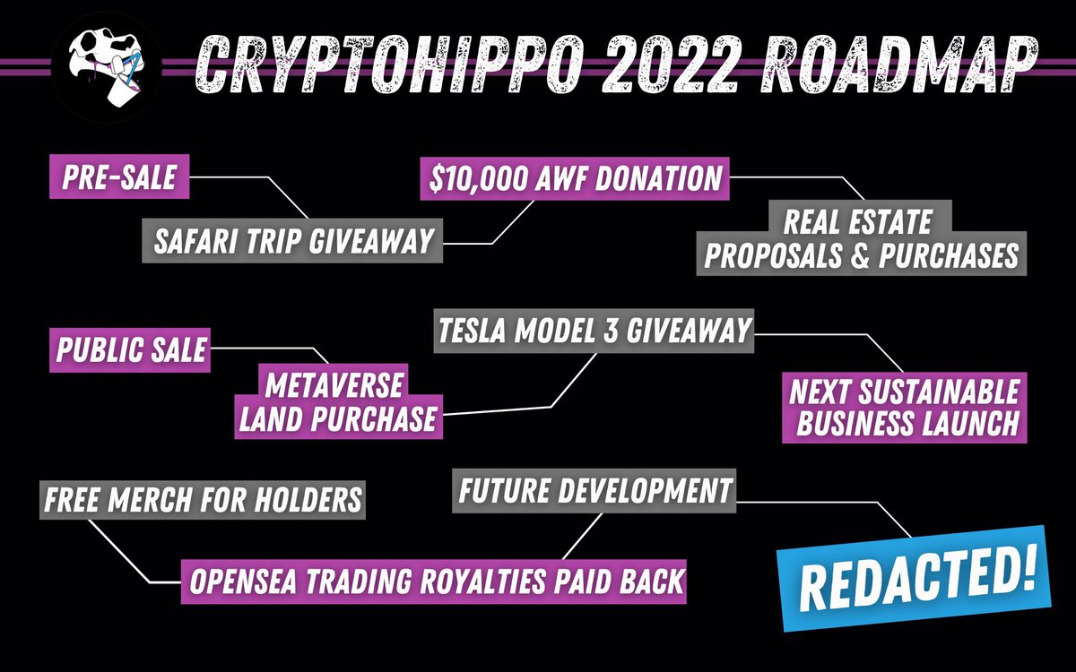 The reason why I am so bullish for @CryptoHipposNFT project is because of their way to communicate and deliver to the community. This is not “Another NFT project” this is a game changer in the NFT space. When people realize and see what we are doing here everybody will be part of