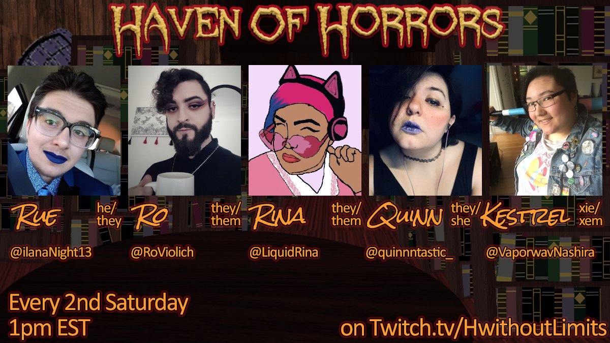 HwithoutLimits's tweet photo. Sometimes you look away for a second and suddenly several months have passed. But now we're back with a new episode of #HavenOfHorrors, starting in about 30min! Come watch! https://t.co/6HKMU4ZGmo
