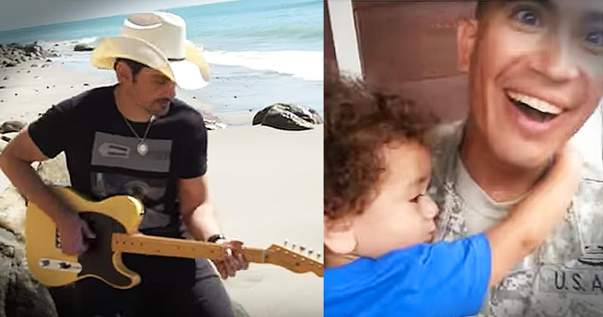 Brad Paisley pulls at all the heartstrings with his newest video 'Today.' Featuring a compilation of heartwarming clips and moments from around the world, this song will truly hit you hard. Keep those tissues handy! https://t.co/I19OiwBNLu https://t.co/tujY5Ke7qq