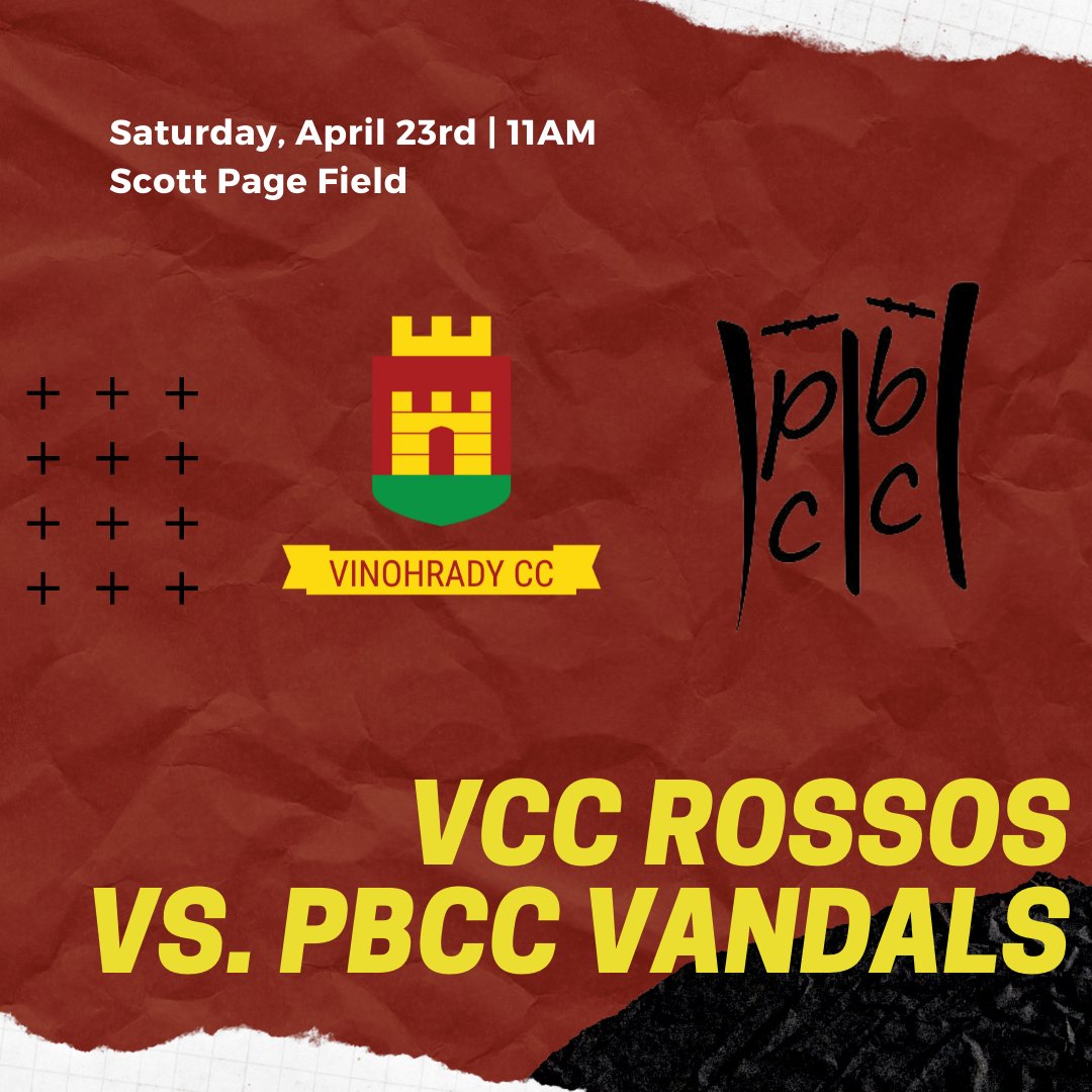 VinohradyCC's tweet photo. New Season, New Fixtures.
The @CzechCricket T20 league is back again and see who the Rossos are up against!
Save the dates. The season is just about to start!
#rossos #WeAreVinos #czechcricket #vinohrady https://t.co/0weCTpucD2