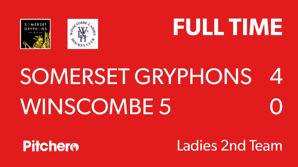 FULL TIME: Somerset Gryphons 2 4 - 0 Winscombe 5
#SOMWIN #Pitchero
somersetgryphonshockey.club/teams/179136/m…