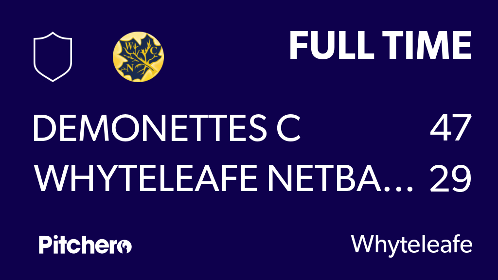 Whyteleafe Netball tweet media