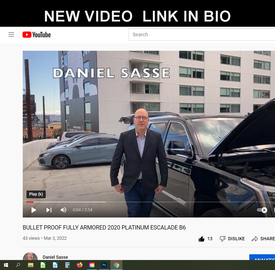 danielsasse's tweet photo. This is the last year for the 2020. New body style for 2021. This vehicle will be up for sale soon. Less than 3k miles on this amazing vehicle. Check out the video
https://t.co/EzP8rTq2F8
#armored #bulletproof #escalade #cadillac #danielsasse #madisonavenuearmored https://t.co/ZX1rYTimbm