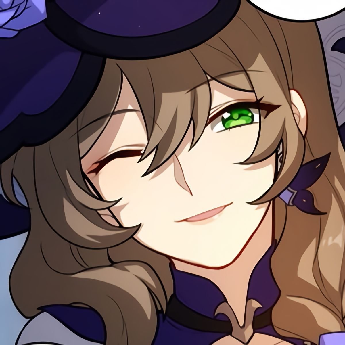 today's first pretty character of the day is lisa from genshin impact !!