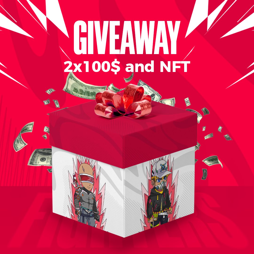 📢 | We're conducting a giveaway for $200 and 1 NFT in our DISCORD!!! 

🎁 | Prize Distribution  : 

▫️ $ 200  ( 2 winners - each receives $100 )
▫️ 1x NFT ( 1 winner ) 

Join our Discord to participate! - discord.gg/finalfighters

#NFT #NFTs #NFTGiveaway #NFTCommunity