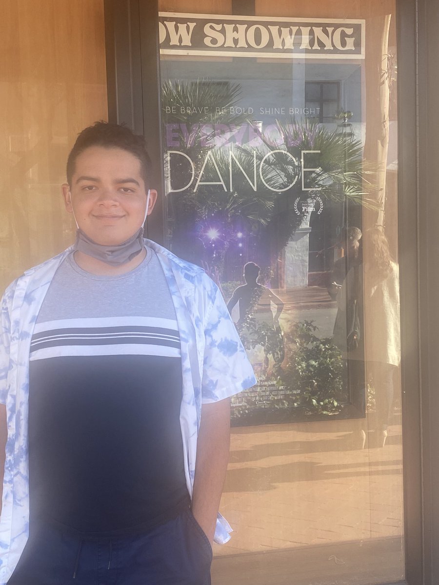 Waiting for the premier of @EveryDANCEdoc at the @SBIFF We are so proud of our @ThousandOaksHS 10th grader! #everybodydance #everbodydancedoc #balletforallkids