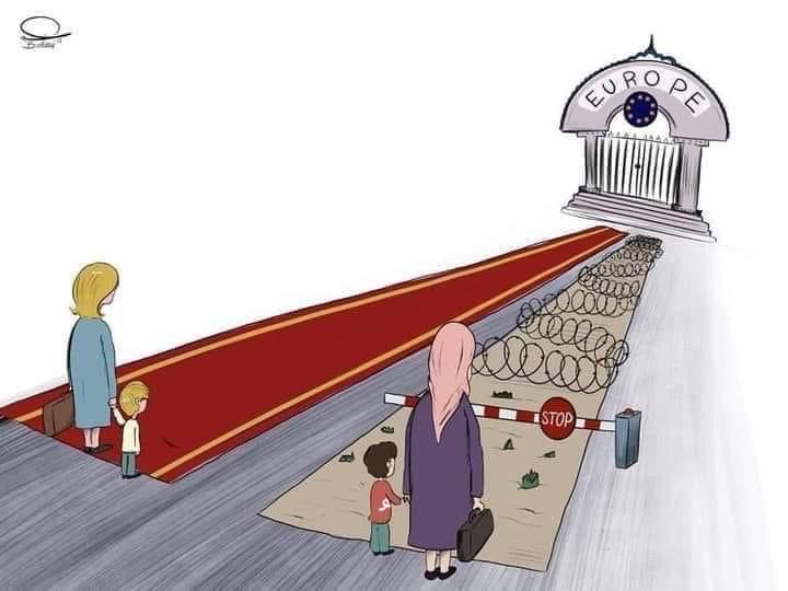 littlewisehen's tweet photo. Zweierlei Flüchtlinge… 😱 https://t.co/VYnrLNx0v9