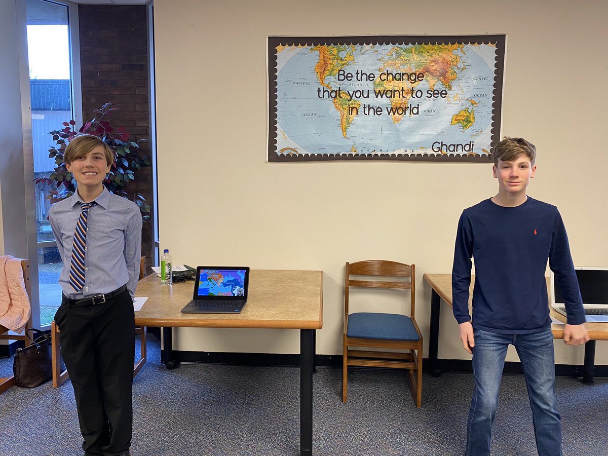 MtAiryMiddle's tweet photo. Great to see some of our MAMS advanced academic students representing us at the @CCPSk12 History Day Competition this morning! @RyanMelhorn @SharonD_Lilly https://t.co/QX571CZx46