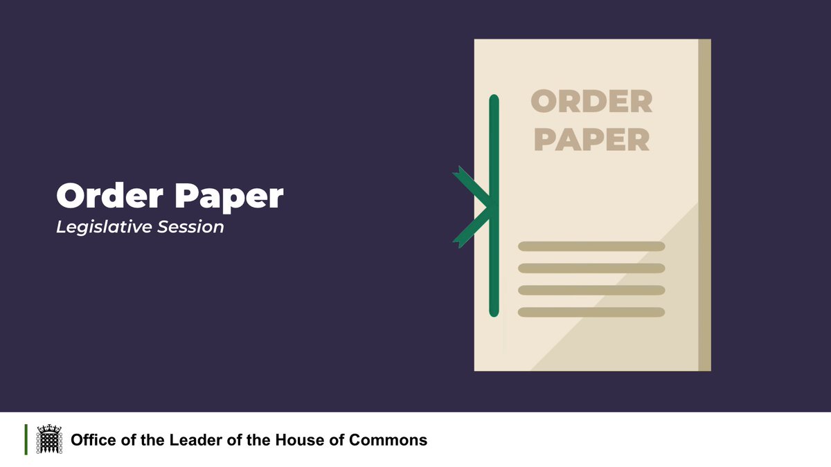 The Order Paper has been published for tonights session
drive.google.com/file/d/1tguVAo…